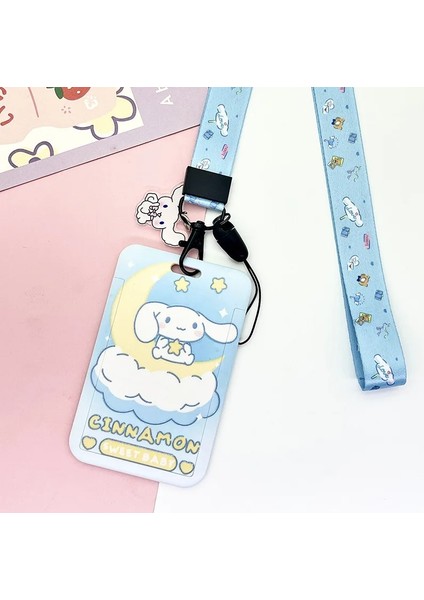 22 Sanrio Hello Kitty Kart Sahibinin Kız Öğrenci Pvc Asılı Boyun Kart Çantası Karikatür Kuromi Melodi Anti-Mıknatıslığı Giderme Kart Koruyucu Kılıf (Yurt Dışından) modelleri