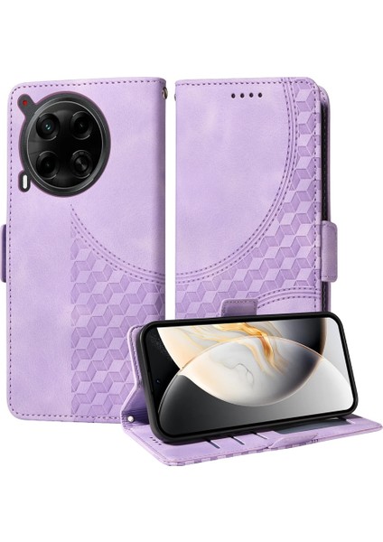 Tecno Camon 30 4g / 5g Için Pu Telefon Kılıfı (Yurt Dışından)