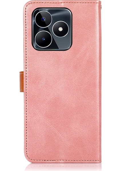 Realme C53 / Narzo N53 Için Sığır Derisi Dokulu Pu Kılıf (Yurt Dışından) indirimleri