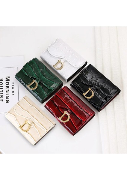 Stil D Kahverengi Kart Sahibi Banka Iş Kredi Kartı Tutucu Kimliği Kadın Cüzdan Küçük Madeni Para Çanta Durumda Bayan Belge Kapağı Mini Para Debriyaj Çanta (Yurt Dışından) fırsatları