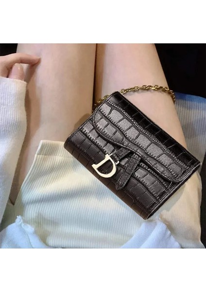 Stil D Kahverengi Kart Sahibi Banka Iş Kredi Kartı Tutucu Kimliği Kadın Cüzdan Küçük Madeni Para Çanta Durumda Bayan Belge Kapağı Mini Para Debriyaj Çanta (Yurt Dışından) indirimleri