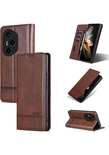 Honor 300 Pro Için Manyetik Buzağı Dokusu Kılıfı (Yurt Dışından)