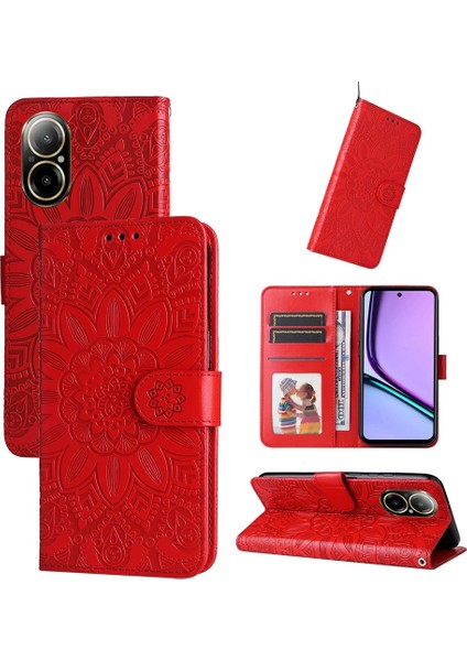 Realme C67 4g Global Için Deri Kılıf (Yurt Dışından)