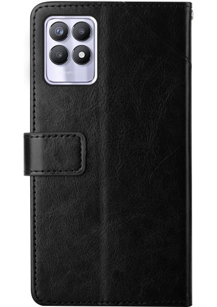 Oppo Realme 8i Için Y Dikişli Pu Kılıf (Yurt Dışından) indirimleri