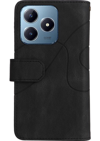 Realme C63 / C61 / Note 60 Için 9 Kartlı Fermuarlı Pu Telefon Kılıfı (Yurt Dışından) modelleri