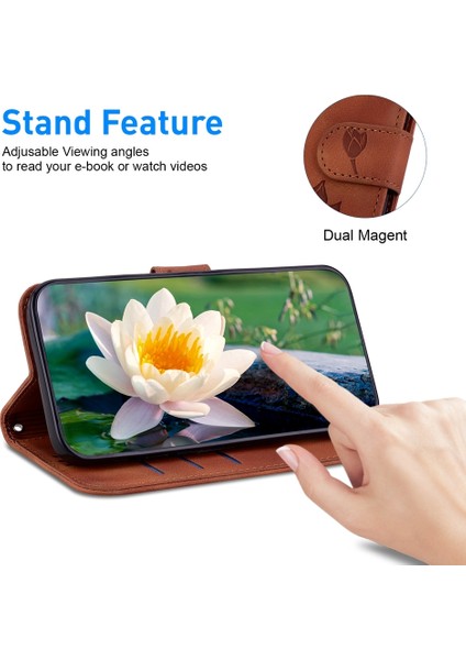 Samsung Galaxy S24 Fe 5g Için Lotus Kabartmalı Pu Kılıf (Yurt Dışından) fırsatları