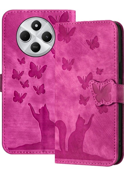 Redmi A4 5g Için Kedi Pu Telefon Kılıfı (Yurt Dışından)