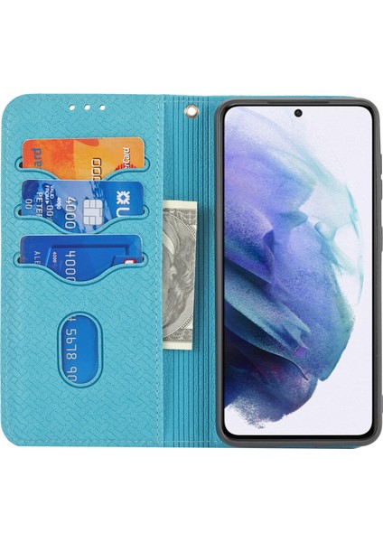 Samaung Galaxy S22 5g Için Dokuma Dokulu Telefon Pu Kılıf (Yurt Dışından) fırsatları