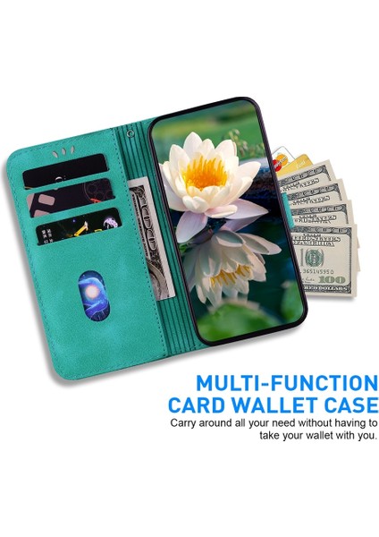 Realme C61 / C63 / Note 60 Için Lotus Kabartmalı Pu Kılıf (Yurt Dışından) fırsatları