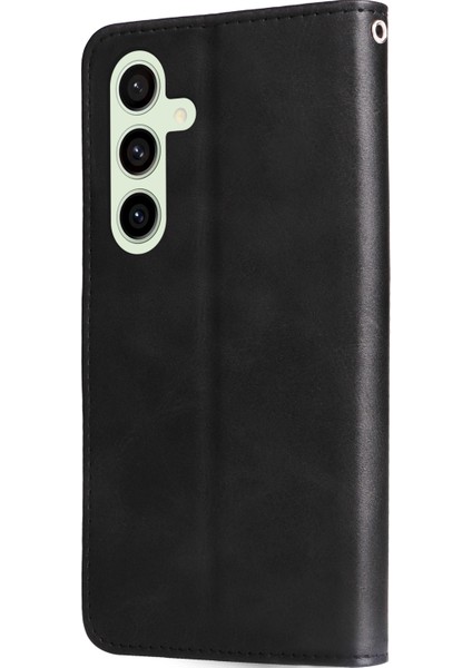 Samsung Galaxy S24 Fe 5g Için Buzağı Dokusu Fermuarlı Pu Kılıf (Yurt Dışından) modelleri