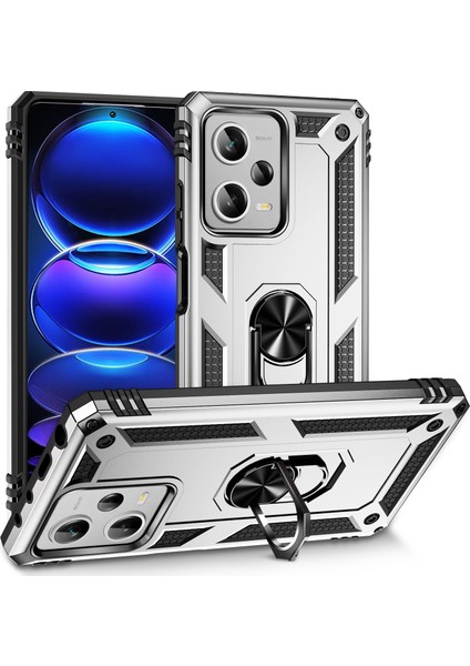 Xiaomi Redmi Note 12 Pro+ Için Darbeye Dayanıklı Tpu + Pc Kılıfı (Yurt Dışından)