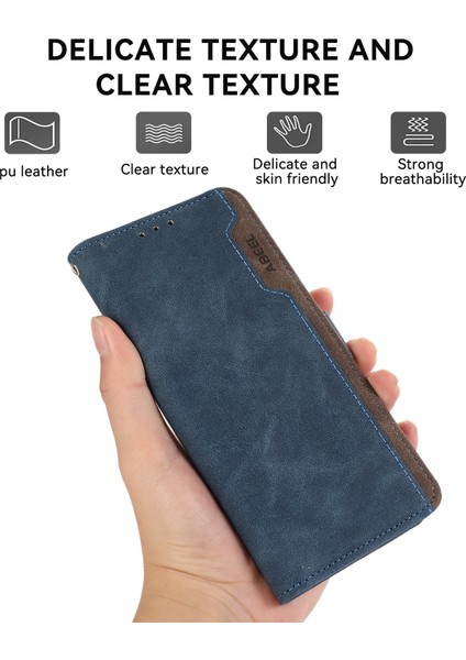 Xiaomi 14T Pro Için Renk Bloğu Rfıd Pu Kılıf (Yurt Dışından) modelleri