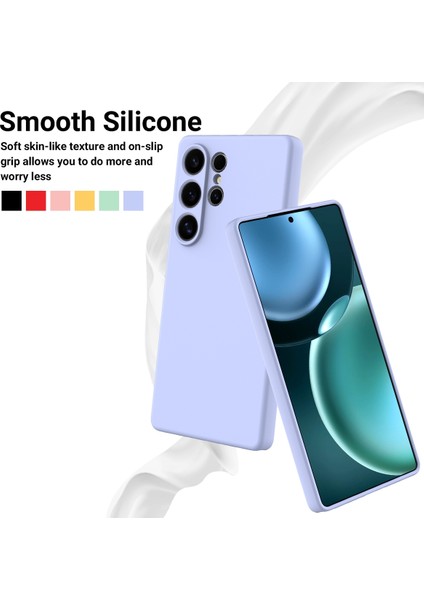 Samsung Galaxy S25 Ultra Için Sıvı Silikon Telefon Kılıfı (Yurt Dışından) modelleri