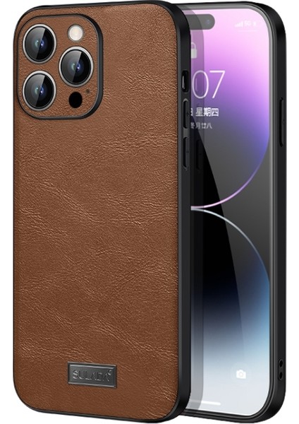 iPhone 14 Pro Max Için Tpu + El Yapımı Deri Kılıf (Yurt Dışından) fiyatları