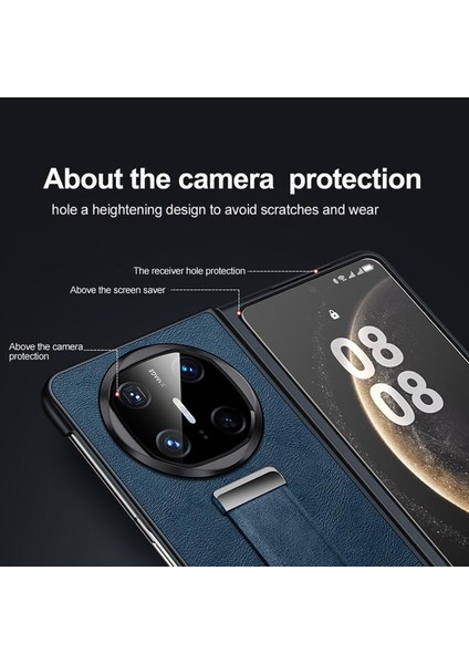 Huawei Mate X6 Için Sulada Pc Hibrit Pu Doku Kılıfı (Yurt Dışından) indirimleri