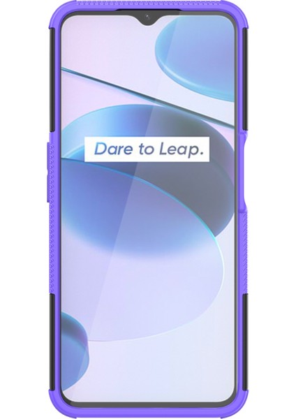 Oppo Realme C35 Için Lastik Dokusu Tpu + Pc Kılıfı (Yurt Dışından) fırsatları