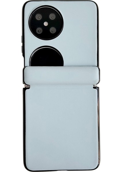 Huawei Pocket 2 Için Pu Doku Kılıfı (Yurt Dışından)