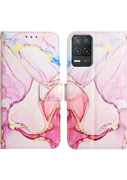 Realme 8 5g / V13 5g / Narzo 30 5g Için Mermer Desenli Pu Kılıf (Yurt Dışından) fırsatları