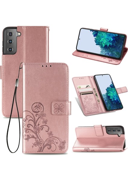 Samsung Galaxy S22+ 5g Için Dört Yapraklı Yonca Telefon Kılıfı (Yurt Dışından)
