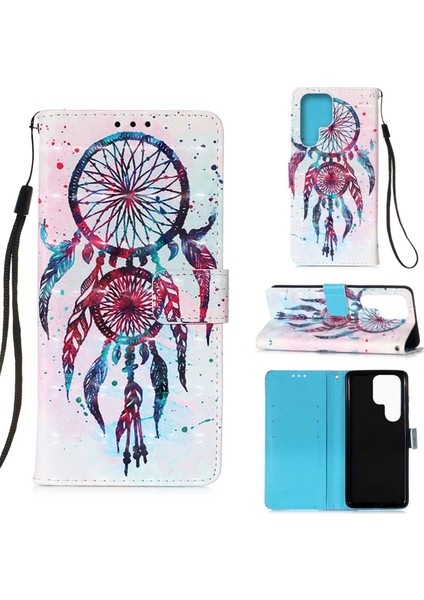 Samsung Galaxy S23 Ultra 5g Için 3D Pu Kılıf (Yurt Dışından)