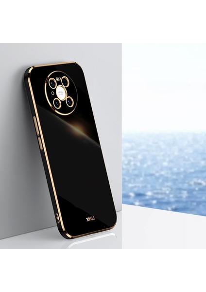 Huawei Mate 40 Pro Için 6d Kaplama Altın Kenar Tpu Kılıf (Yurt Dışından)