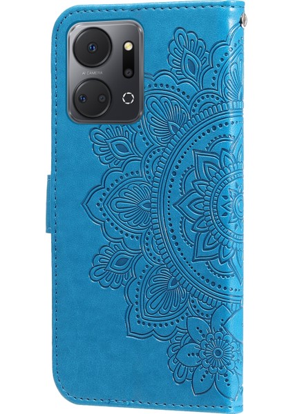 Honor X7A Için Çiçekler Pu Kılıf (Yurt Dışından) modelleri