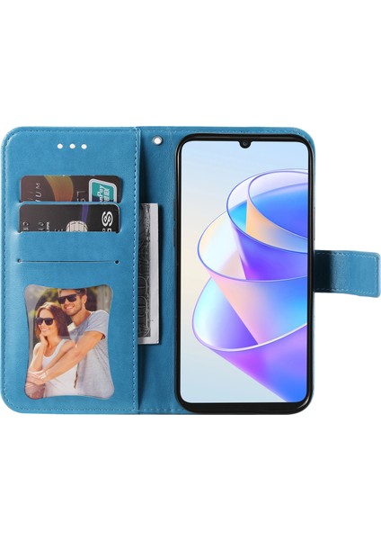 Honor X7A Için Çiçekler Pu Kılıf (Yurt Dışından) fırsatları