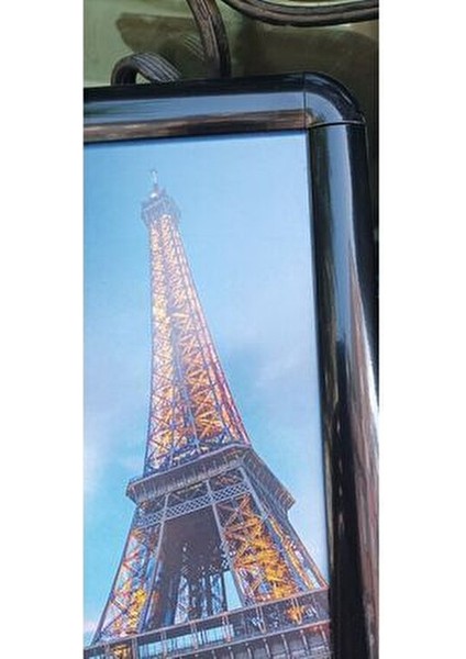 Kıvılcım A3 Ayaklı Menü Panosu Siyah Alüminyum 1 Adet 29,7x42 cm Restoran ve Okul Kullanımı İçin fırsatları