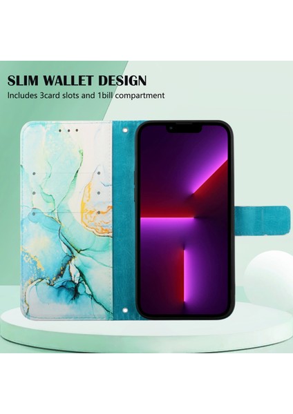 Realme 8 5g / V13 5g / Narzo 30 5g Için Mermer Desenli Pu Kılıf (Yurt Dışından) fiyatları