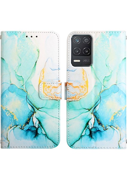 Realme 8 5g / V13 5g / Narzo 30 5g Için Mermer Desenli Pu Kılıf (Yurt Dışından) fırsatları