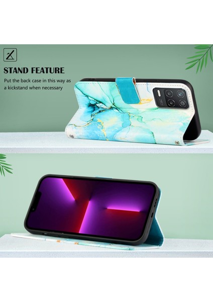 Realme 8 5g / V13 5g / Narzo 30 5g Için Mermer Desenli Pu Kılıf (Yurt Dışından) indirimleri