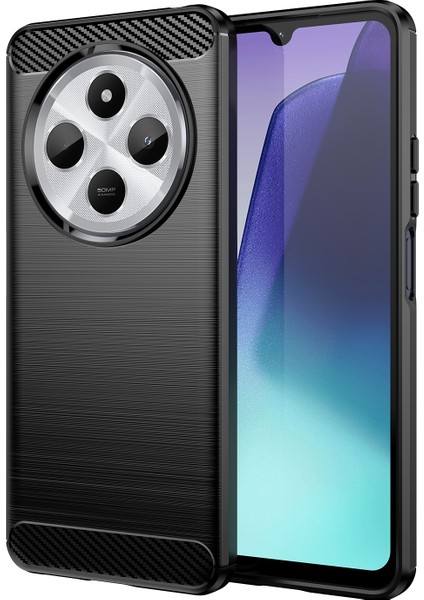 Redmi 14C 4g Için Fırçalanmış Dokulu Tpu Kılıf (Yurt Dışından)