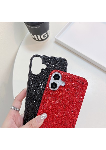 iPhone 16 Plus Için Parıltılı Toz Tpu Kılıf (Yurt Dışından) modelleri