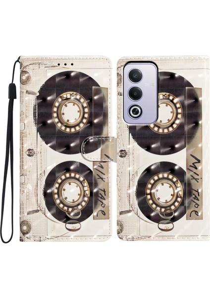 Oppo A3 Pro Için 3D Desenli Pu Telefon Kılıfı (Yurt Dışından)