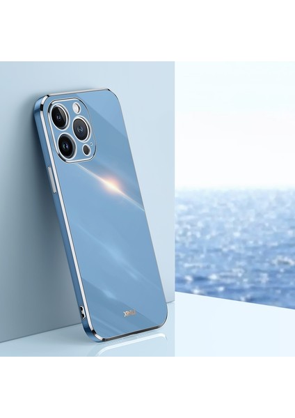 iPhone 14 Pro Max Için 6d Kaplama Altın Kenar Tpu Kılıf (Yurt Dışından)