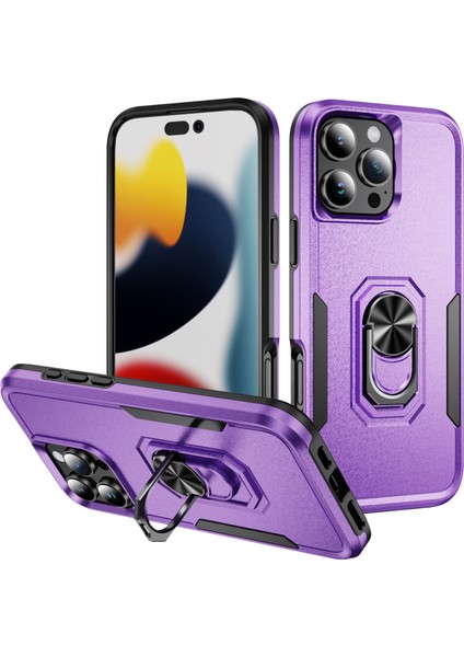 iPhone 16 Pro Max Için Tutuculu Pc + Tpu Kılıf (Yurt Dışından)