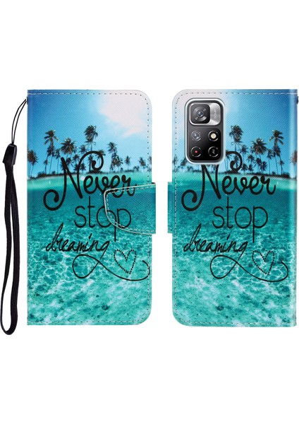 Xiaomi Redmi Note 11 Global Için Renkli Çizim Telefon Kılıfı (Yurt Dışından)