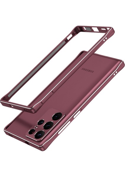 Samsung Galaxy S22 Ultra Için Lens Koruyucu+Metal Çerçeve Kılıf (Yurt Dışından) fiyatları