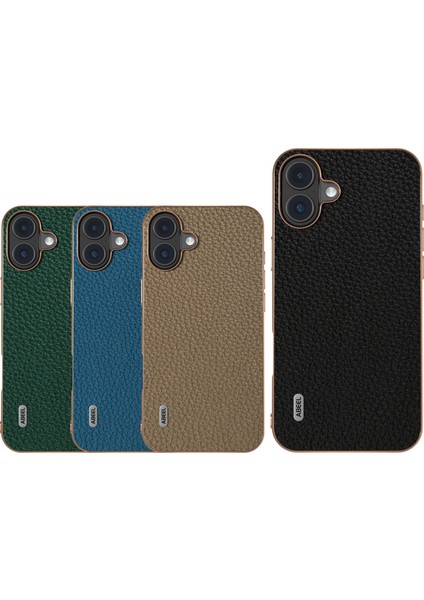 iPhone 16 Plus Için Abe Kaplama Litchi Doku Kılıfı (Yurt Dışından) fiyatları