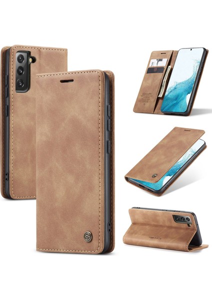 Samsung Galaxy S22+ Için Deri Kılıf (Yurt Dışından)