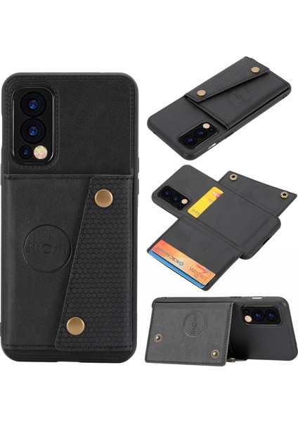 Oneplus Nord 2 5g Için Pu + Tpu Kılıf (Yurt Dışından)