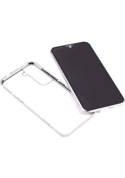 Samsung Galaxy S22 5g Için Manyetik Metal Temperli Gl Kılıf (Yurt Dışından) modelleri