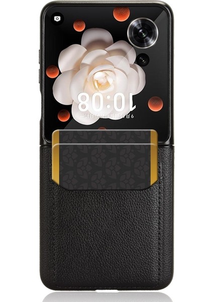Honor Magic V Flip Için Litchi Doku Kılıfı (Yurt Dışından) fırsatları