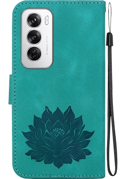 Oppo RENO12 5g Global Için Lotus Deri Kılıf (Yurt Dışından) indirimleri