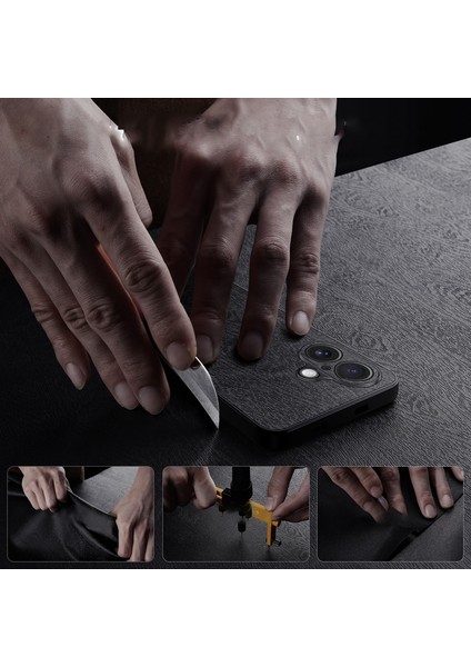 iPhone 16 Plus Için Ağaç Kabuğu Darbeye Dayanıklı Telefon Kılıfı (Yurt Dışından) fırsatları