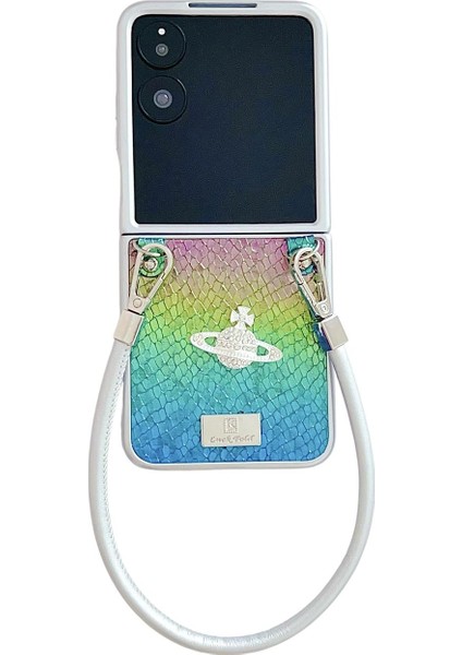 Honor Magic V Flip Için Kirin Desenli Telefon Kılıfı (Yurt Dışından)