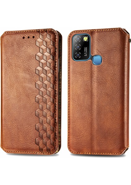 Infinix Smart 5 Için Kübik Preslenmiş Pu Kılıf (Yurt Dışından) fiyatları