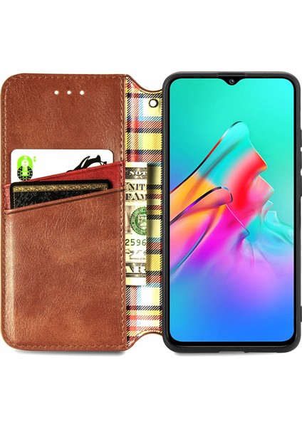 Infinix Smart 5 Için Kübik Preslenmiş Pu Kılıf (Yurt Dışından) modelleri