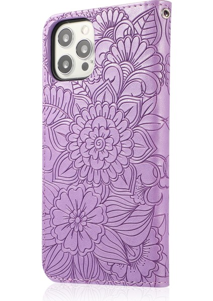 iPhone 14 Pro Max Için Kabartmalı Ayçiçeği Kılıfı (Yurt Dışından) modelleri