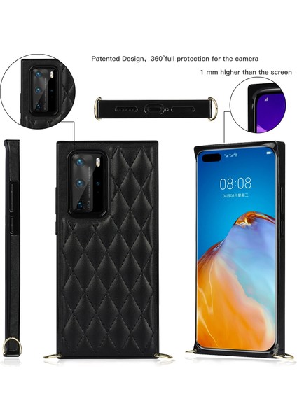 Huawei P40 Pro Mikrofiber Deri + Tpu Kılıf Için (Yurt Dışından) modelleri